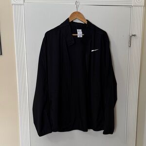 Nike Men's Black Full Zip Sweater